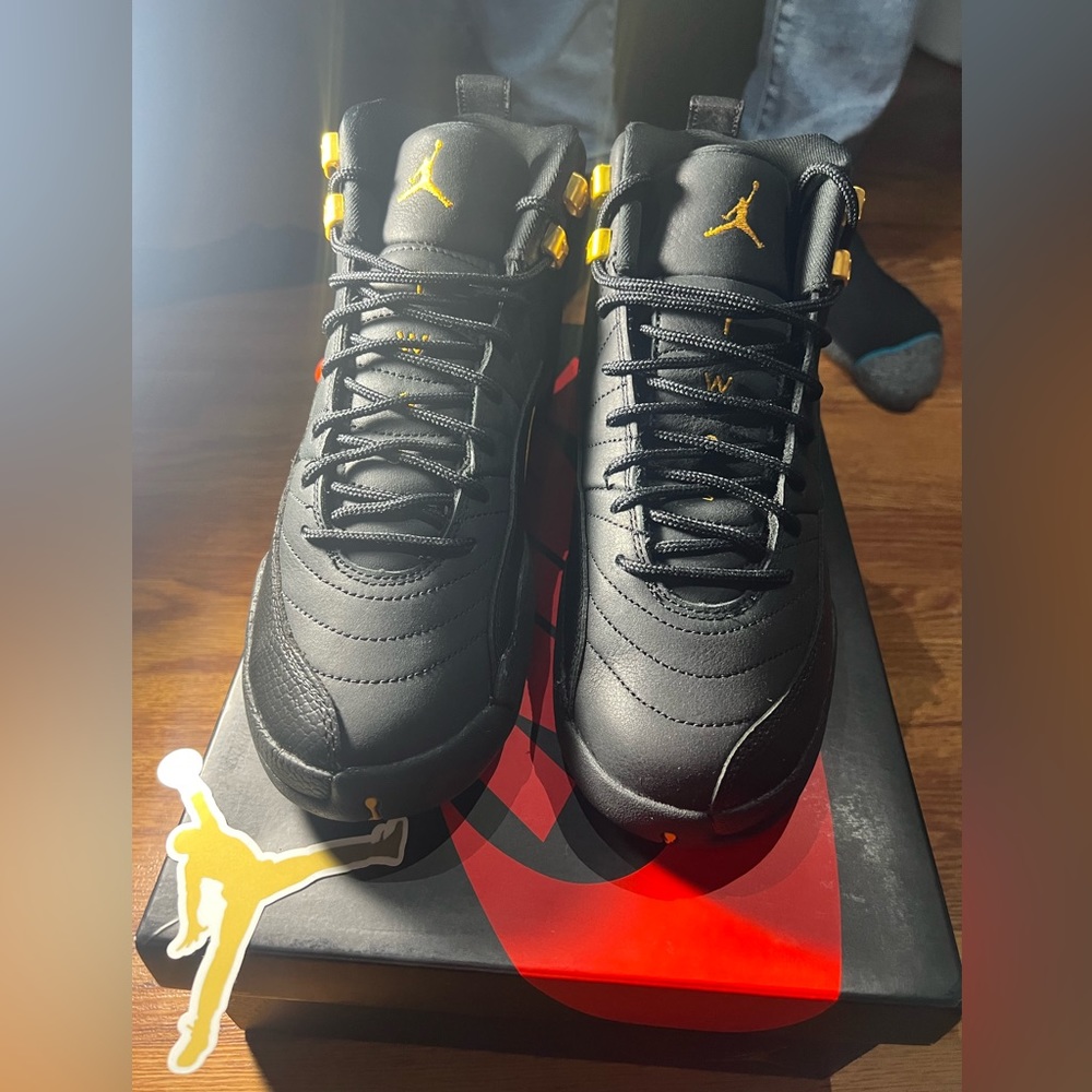 Air Jordan 12 Retro GS 'Black Taxi'